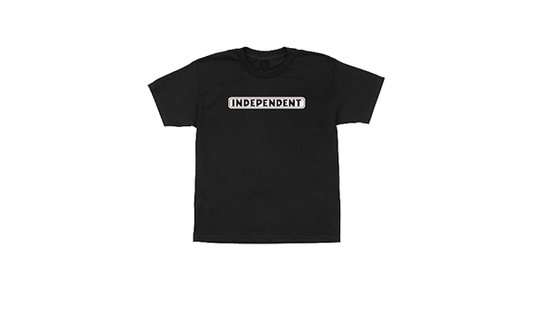 Bar Logo S/S Midweight Youth T-Shirt Black Independent