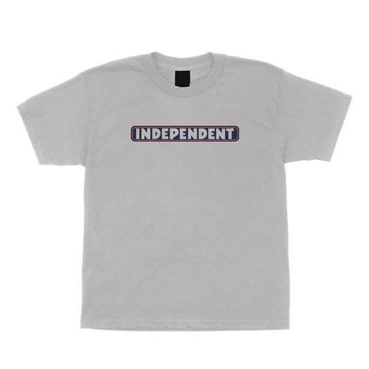 Bar Logo S/S Midweight Youth T-Shirt Ash Independent